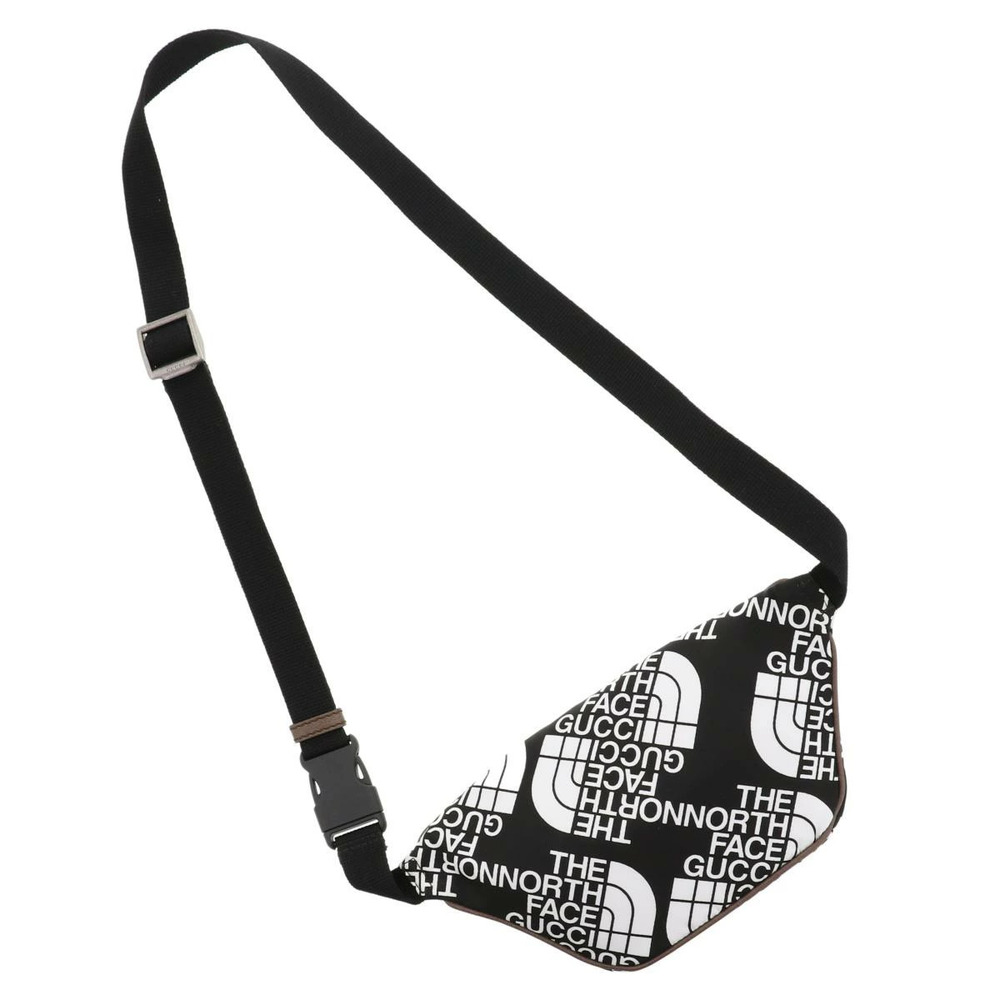 GUCCI THE NORTH FACE Belt Bag Waist Clutch Body Bum Crossbody Belt Black - Picture 5 of 6